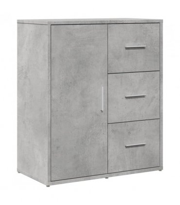 vidaXL Sideboards 2 pcs Concrete Grey 60x31x70 cm Engineered Wood — V0671983062