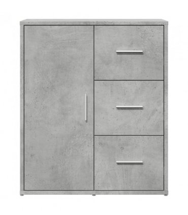 vidaXL Sideboards 2 pcs Concrete Grey 60x31x70 cm Engineered Wood — V0671983062