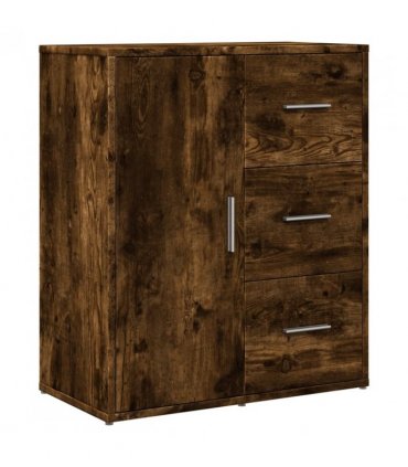 vidaXL Sideboards 2 pcs Smoked Oak 60x31x70 cm Engineered Wood — V0671983063