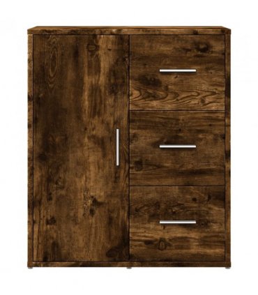 vidaXL Sideboards 2 pcs Smoked Oak 60x31x70 cm Engineered Wood — V0671983063
