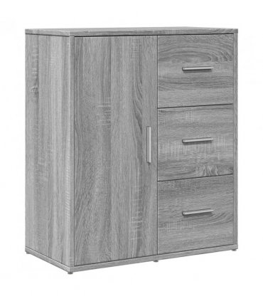 vidaXL Sideboards 2 pcs Grey Sonoma 60x31x70 cm Engineered Wood — V0671983066