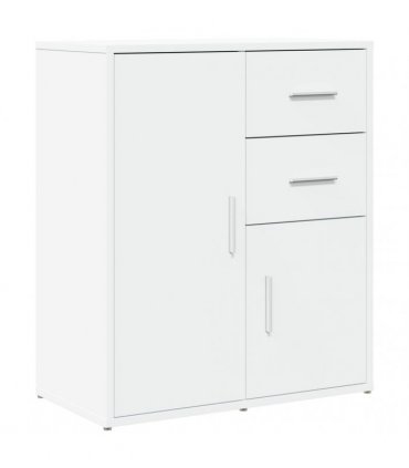 vidaXL Sideboards 2 pcs White 60x31x70 cm Engineered Wood — V0671983070