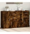 vidaXL Sideboards 2 pcs Smoked Oak 60x31x70 cm Engineered Wood — V0671983072