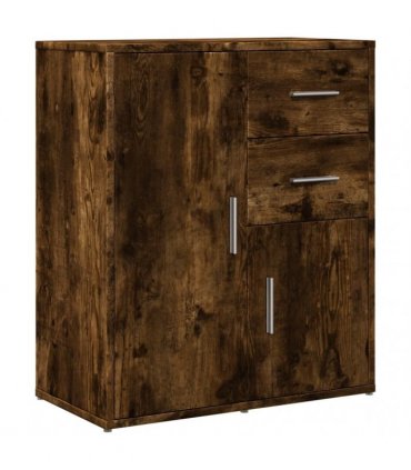 vidaXL Sideboards 2 pcs Smoked Oak 60x31x70 cm Engineered Wood — V0671983072