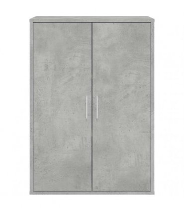 vidaXL Sideboards 2 pcs Concrete Grey 60x31x84 cm Engineered Wood