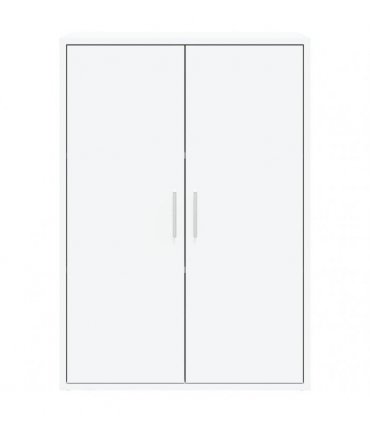 vidaXL Sideboards 2 pcs White 60x31x84 cm Engineered Wood