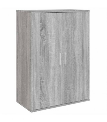vidaXL Sideboards 2 pcs Grey Sonoma 60x31x84 cm Engineered Wood