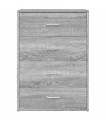 vidaXL Sideboards 2 pcs Grey Sonoma 60x31x84 cm Engineered Wood — V0671983088