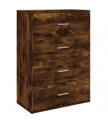 vidaXL Sideboards 2 pcs Smoked Oak 60x31x84 cm Engineered Wood — V0671983089
