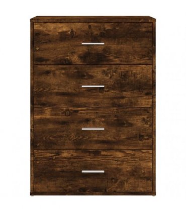 vidaXL Sideboards 2 pcs Smoked Oak 60x31x84 cm Engineered Wood — V0671983089