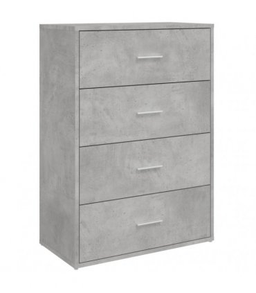 vidaXL Sideboards 2 pcs Concrete Grey 60x31x84 cm Engineered Wood — V0671983090
