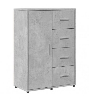 vidaXL Sideboards 2 pcs Concrete Grey 60x31x84 cm Engineered Wood — V0671983095