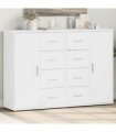 vidaXL Sideboards 2 pcs White 60x31x84 cm Engineered Wood — V0671983099