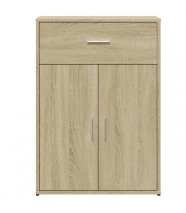 vidaXL Sideboards 2 pcs Sonoma Oak 60x30x84 cm Engineered Wood