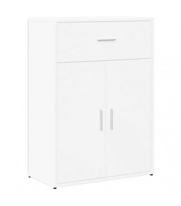 vidaXL Sideboards 2 pcs White 60x30x84 cm Engineered Wood