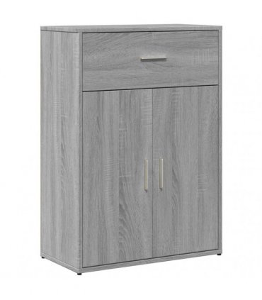 vidaXL Sideboards 2 pcs Grey Sonoma 60x30x84 cm Engineered Wood