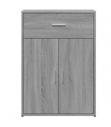 vidaXL Sideboards 2 pcs Grey Sonoma 60x30x84 cm Engineered Wood