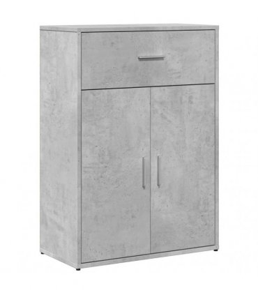 vidaXL Sideboards 2 pcs Concrete Grey 60x30x84 cm Engineered Wood