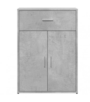 vidaXL Sideboards 2 pcs Concrete Grey 60x30x84 cm Engineered Wood