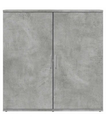 vidaXL Sideboards 2 pcs Concrete Grey 79x38x80 cm Engineered Wood