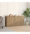 vidaXL Sideboard 2 pcs Artisan Oak 79 x 38 x 80 cm Engineered Wood