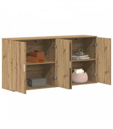 vidaXL Sideboard 2 pcs Artisan Oak 79 x 38 x 80 cm Engineered Wood
