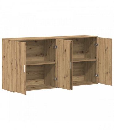 vidaXL Sideboard 2 pcs Artisan Oak 79 x 38 x 80 cm Engineered Wood