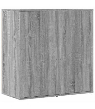 vidaXL Sideboards 2 pcs Grey Sonoma 79x38x80 cm Engineered Wood