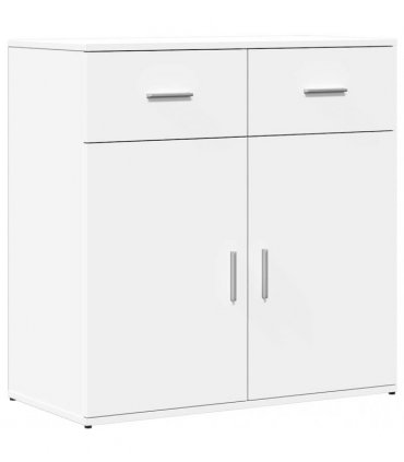 vidaXL Sideboards 2 pcs White 79x38x80 cm Engineered Wood — V0671983121