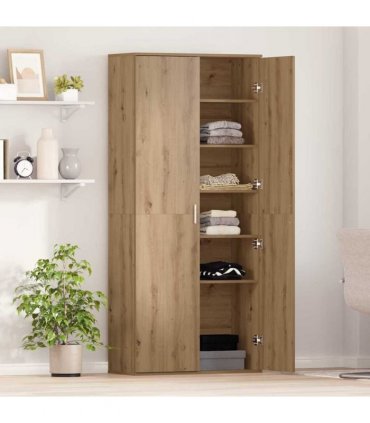 vidaXL Highboard Artisan oak 80 x 35 x 180 cm Engineered wood