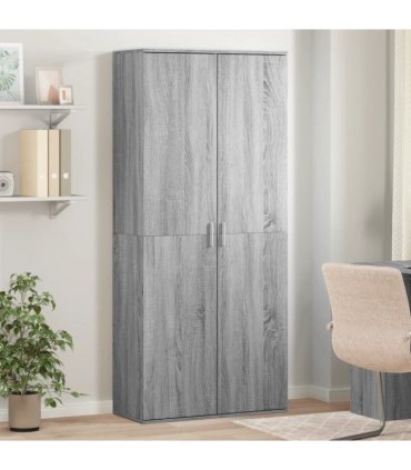 vidaXL Highboard Grey Sonoma 80x35x180 cm Engineered Wood