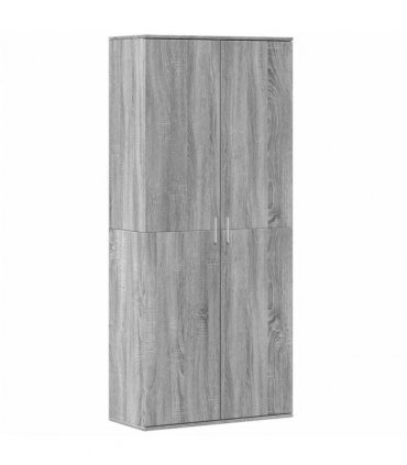 vidaXL Highboard Grey Sonoma 80x35x180 cm Engineered Wood