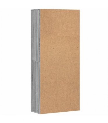 vidaXL Highboard Grey Sonoma 80x35x180 cm Engineered Wood