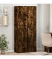 vidaXL Highboard Smoked Oak 80x35x180 cm Engineered Wood