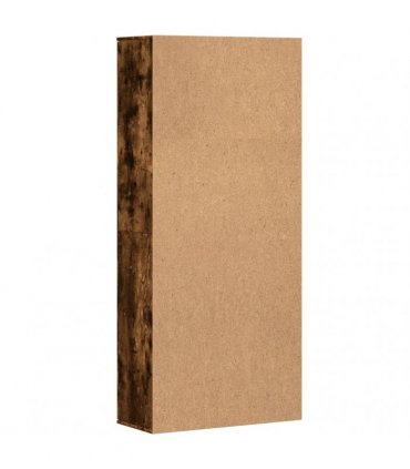 vidaXL Highboard Smoked Oak 80x35x180 cm Engineered Wood