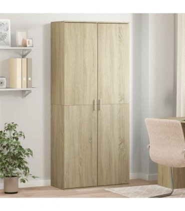 vidaXL Highboard Sonoma Oak 80x35x180 cm Engineered Wood