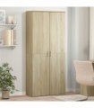 vidaXL Highboard Sonoma Oak 80x35x180 cm Engineered Wood