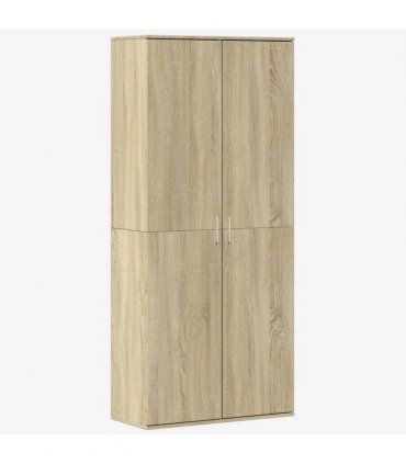 vidaXL Highboard Sonoma Oak 80x35x180 cm Engineered Wood