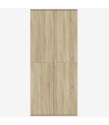 vidaXL Highboard Sonoma Oak 80x35x180 cm Engineered Wood
