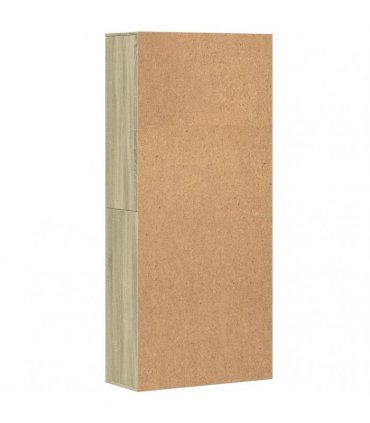 vidaXL Highboard Sonoma Oak 80x35x180 cm Engineered Wood