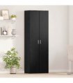 vidaXL Highboard Black oak 60 x 35 x 180 cm Engineered wood
