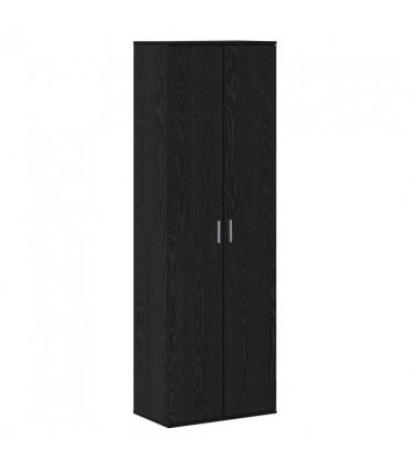 vidaXL Highboard Black oak 60 x 35 x 180 cm Engineered wood