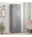 vidaXL Highboard Concrete Grey 60x35x180 cm Engineered Wood