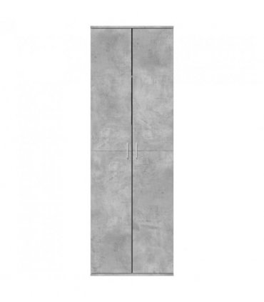 vidaXL Highboard Concrete Grey 60x35x180 cm Engineered Wood