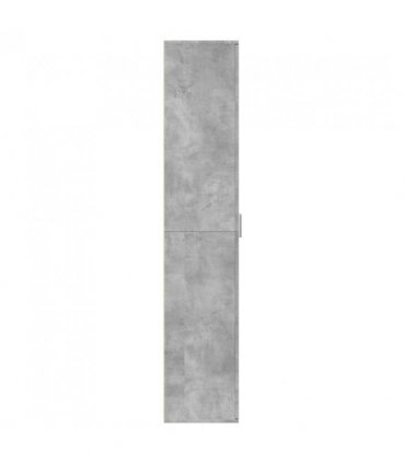 vidaXL Highboard Concrete Grey 60x35x180 cm Engineered Wood