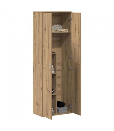 vidaXL Highboard Artisan oak 60 x 35 x 180 cm Engineered wood