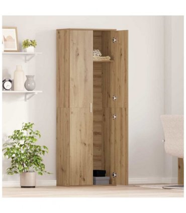 vidaXL Highboard Artisan oak 60 x 35 x 180 cm Engineered wood
