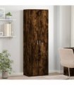vidaXL Highboard Smoked Oak 60x35x180 cm Engineered Wood