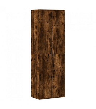 vidaXL Highboard Smoked Oak 60x35x180 cm Engineered Wood