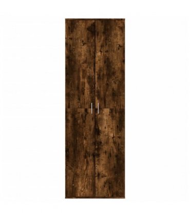 vidaXL Highboard Smoked Oak 60x35x180 cm Engineered Wood